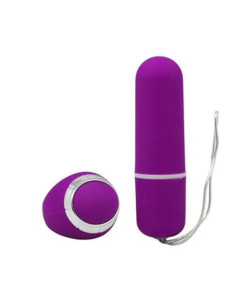 Power Ring Remote Control Mini Bullet 2.5 Inch Purple