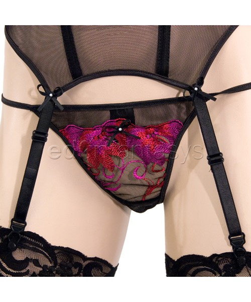 Bella flora bustier and thong