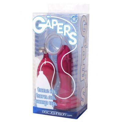 Gapers Inflatable Butt Plug Purple
