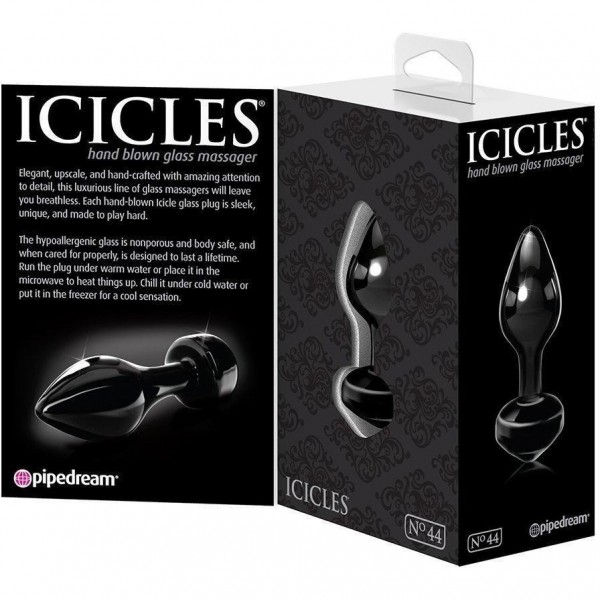 Icicles Glass Butt Plug No 44 - Clear