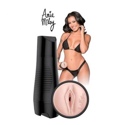 Pornstar Amia Miley Vibrating Pussy Masturbator