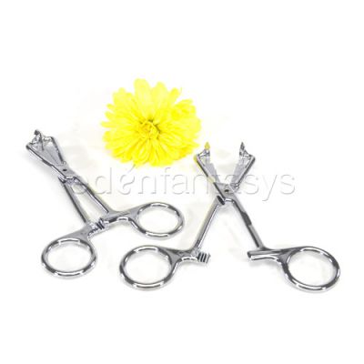 Chrome nipple clamps