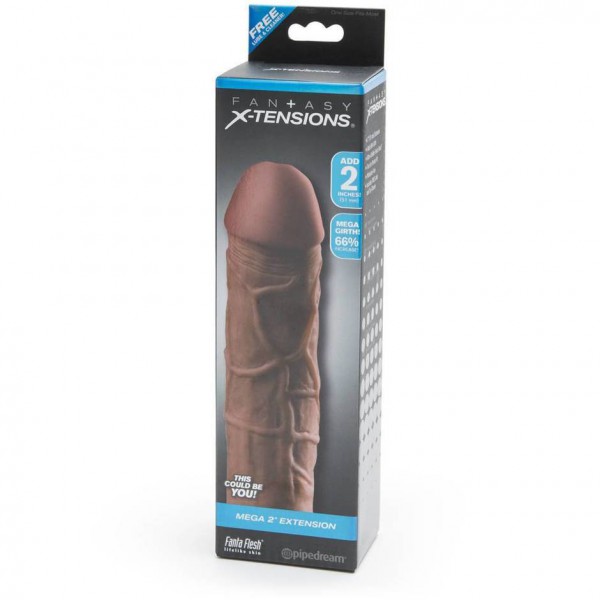 Fantasy X-Tensions Extra Girthy 2 Extra Inches Realistic Penis Extender