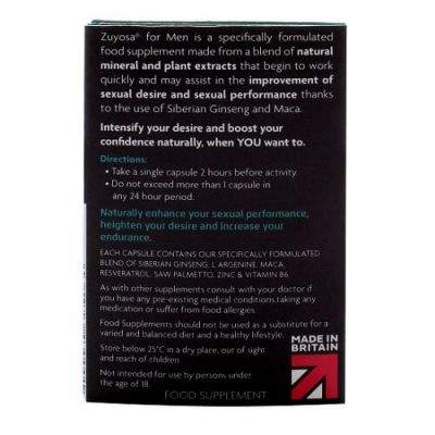 Zuyosa Sexual Vitality Supplement for Men 2 Pack