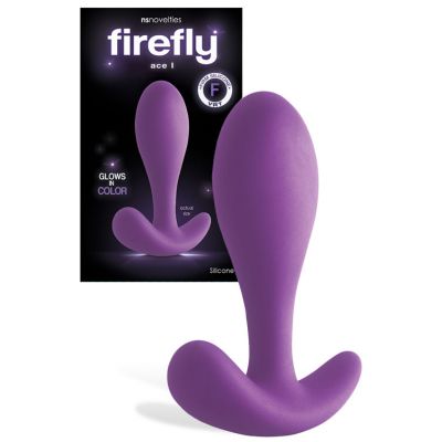 nsnovelties Glow in the Dark Bulbous 4 1 Silicone Butt Plug