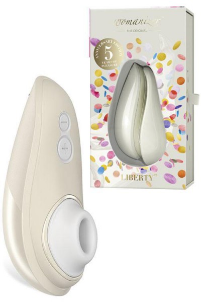 Womanizer Liberty 4" Clitoral Stimulator with Travel Cover