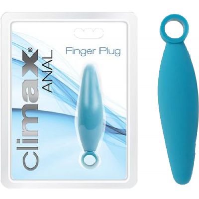 Anal Finger Plug Deep Blue