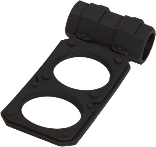 Silicone Lovers Gear Figure 8 Enhancer (Black)