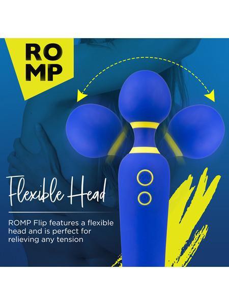 Romp Flip 9" Mini Wand Vibrator With Flexible Neck