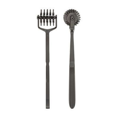 Kink spike solid metal pinwheel