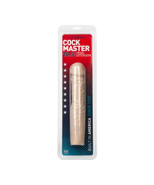 Cock master penis extension with solid end