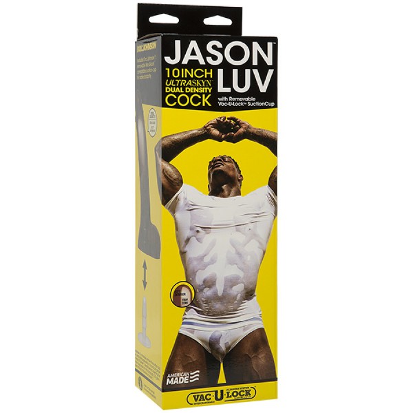 Jason Luv - 10 Inch Dual Density Ultraskyn Cock