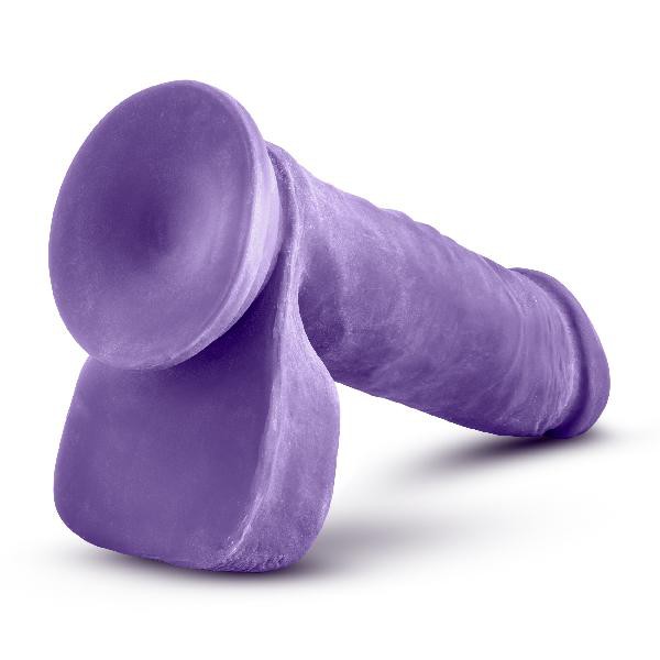 Au Natural Bold Hero 8in Dildo Purple — image 5 of 5