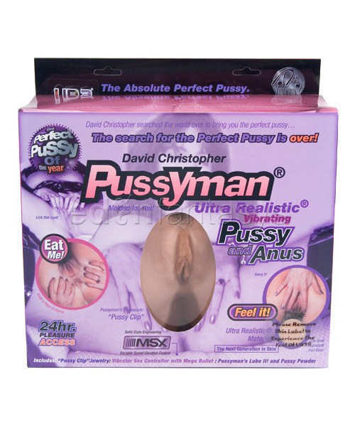 Pussyman's ultra realistic pussy and anus