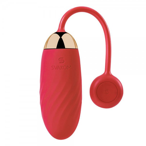 Svakom Ella Ribbed Silicone Bullet with App