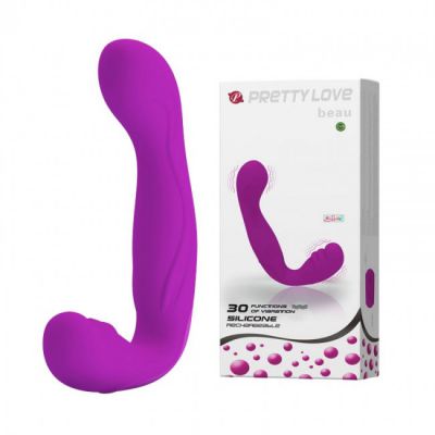 Pretty Love Beau Dual Tip Strapless Strap On Vibrator 200mm