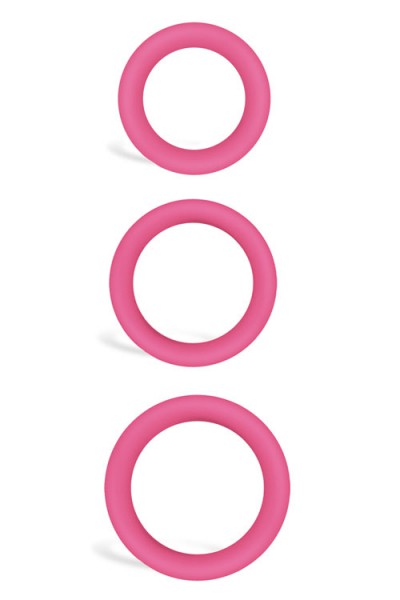 nsnovelties Glow-In-The-Dark Silicone Dildo, Butt Plug & 3 Cock Rings