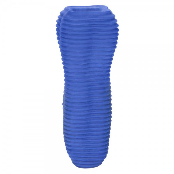 Apollo Stroker Closed End Textured Masturbator Blue