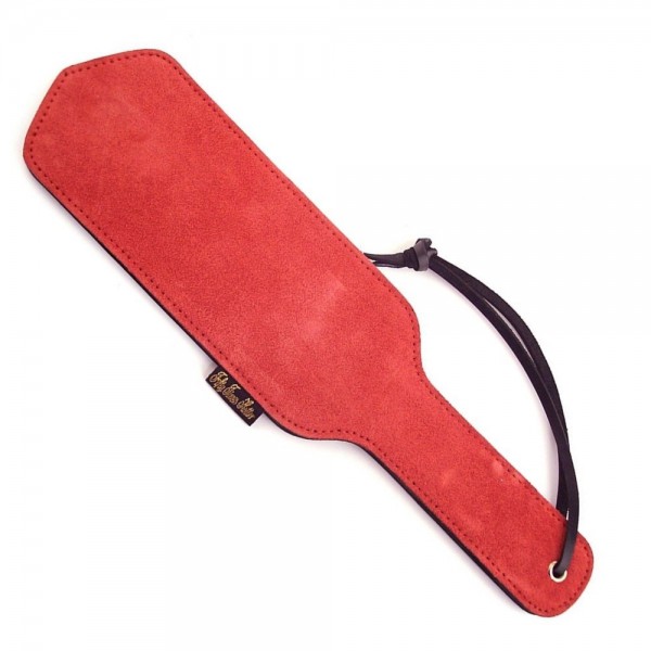 Rouge Fifty Times Hotter Red Suede Spanking Paddle