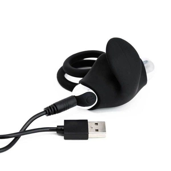 Silicone Flicker Vibrating Cock Ring & Penis Enhancer by Lynk Pleasure