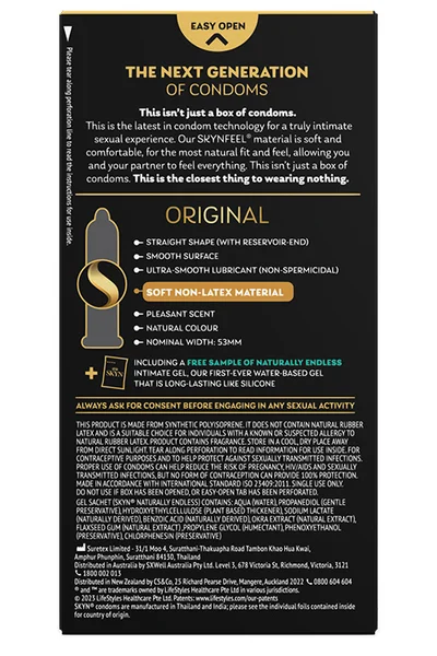 Skyn Non-Latex Condoms (20 pack) — image 5 of 5