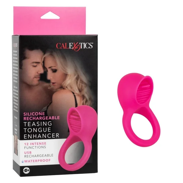 Rechargeable Teasing Tongue Enhancer Cock Ring — image 9 of 14