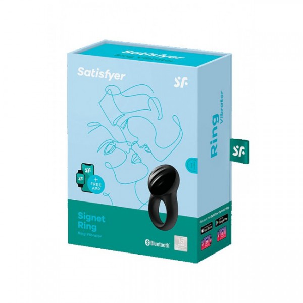 Satisfyer Signet Vibrating Couples Ring With App