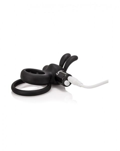 The Screaming O Charged Ohare Rabbit Vibrator - Black