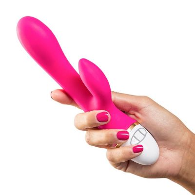Cosmopolitan Hither Dual Stimulator Rabbit Vibrator Pink