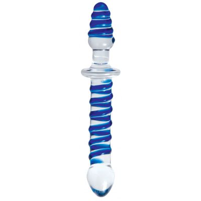 Twisted Love Glass Dildo