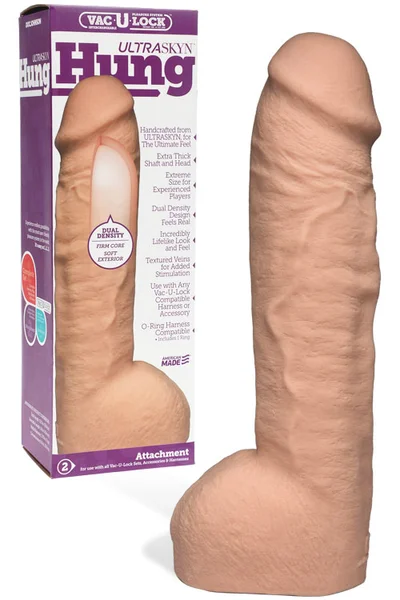 Doc Johnson Vac-U-Lock Hung 12" Dong  — image 6 of 7