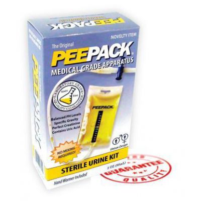 Peepack Unisex Fetish Kit with 3 oz Urine