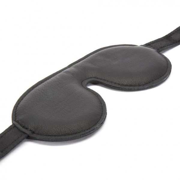 DOMINIX Deluxe Padded Leather Blindfold