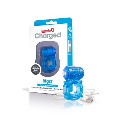Charged Big O Cockring by Screaming O Blue