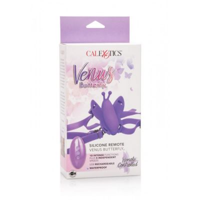 Venus Butterfly Rechargeable Silicone Remote Butterfly Purple