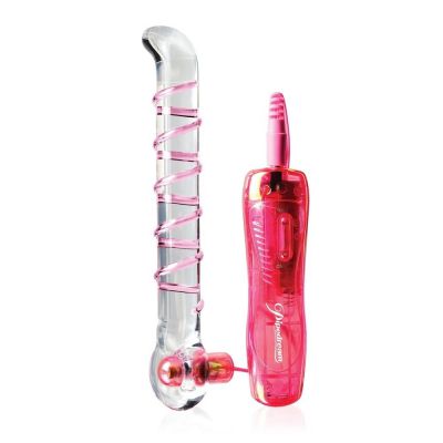 Icicles 10 Function Glass G Spot Vibrating Wand No 4