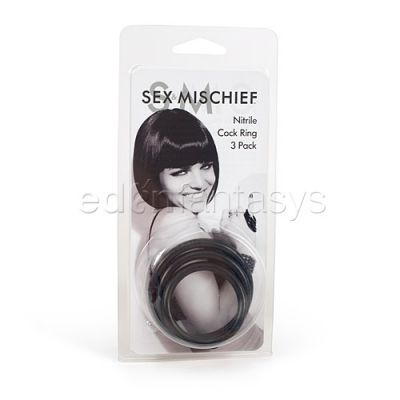 Sex and Mischief nitrile cock rings