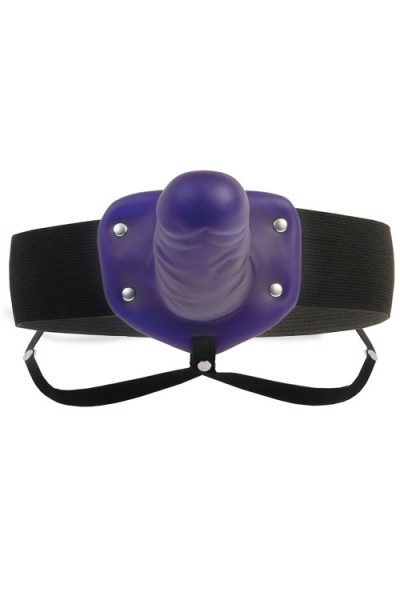 Adam and Eve Hollow 6" Dildo with Elastic Strap On Harness