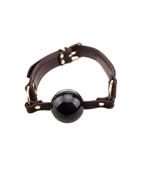 BOUND Nubuck Leather Solid Ball Gag