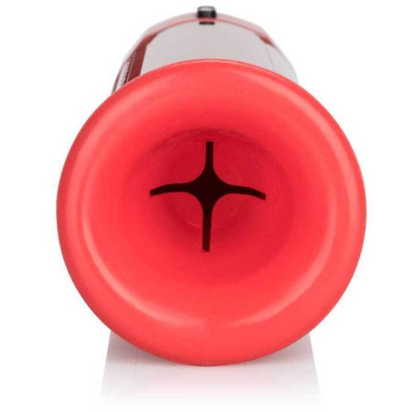 Electric Red 8.25'' Advanced Fireman's Penis Pump and Cock Enhancer