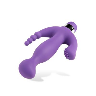 Vogue 8 Triple Stimulation Clitoral G spot Anal Vibrator