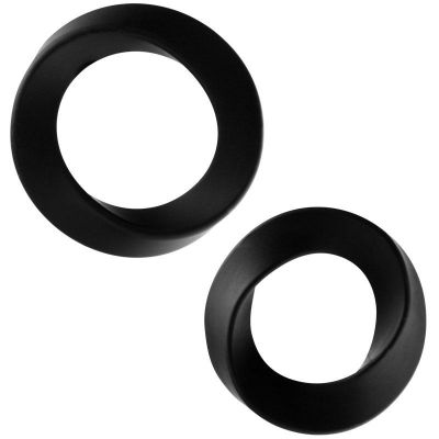 Rock Rings The Hellfire ll 2 Pack Black Cock Rings