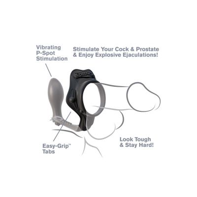 Pipedream Cock Ring Vibrating Anal Plug