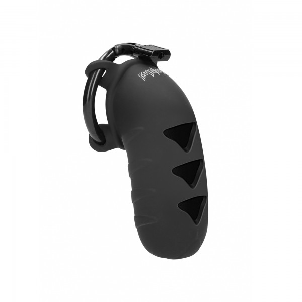 Man Cage 08 Male 4.2 Inch Black Chastity Cage