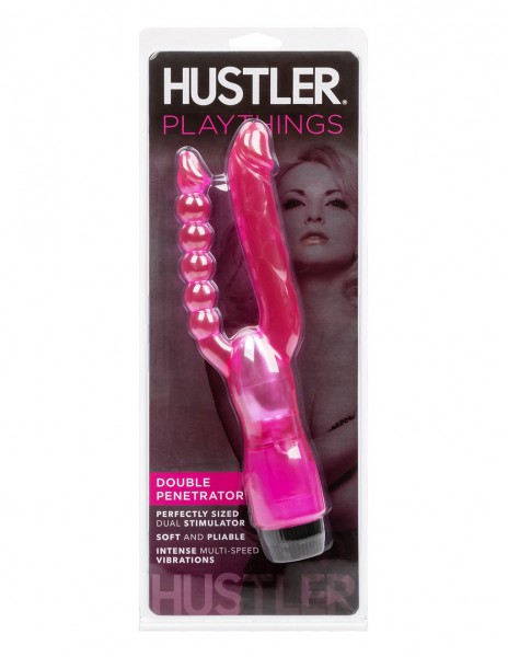 Hustler® Playthings Vibrating Double Penetrator