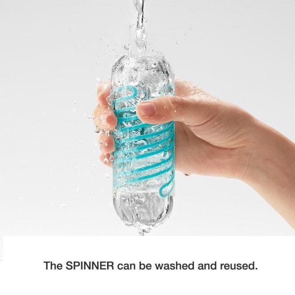 Tenga Spinner Spiral Motion 5.1" Masturbator - Hexa Texture