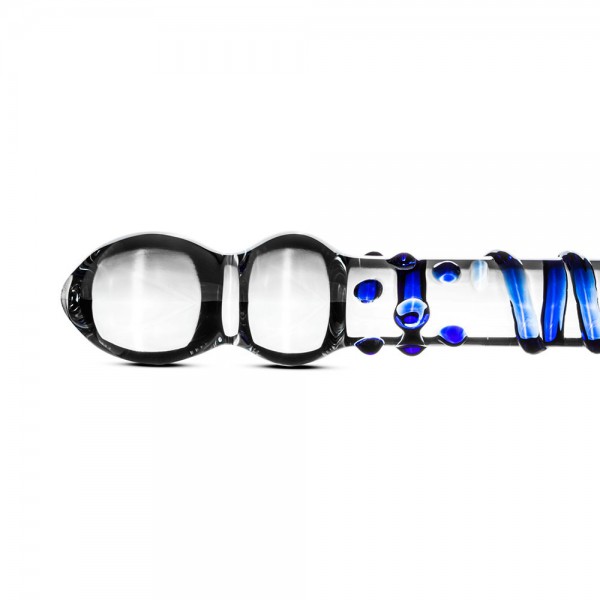 Ella Paradis Twisti Ribbed Glass Dildo