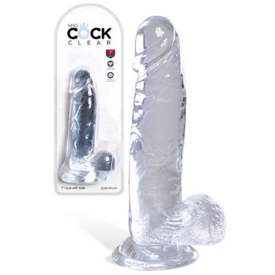 Pipedream King Cock 7 Dildo With Balls Suction Base
