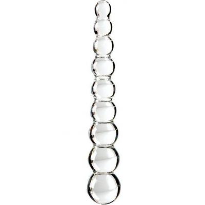Icicles No 2 Hand Blown Glass Massager Rippled