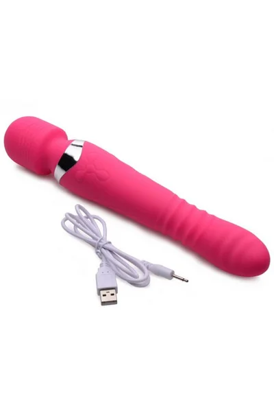 Inmi 10.75" Thrusting Vibrating Double-Ended Silicone Wand — image 15 of 16